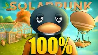Thumbnail: I spent 30 hours 100%ing Solarpunk