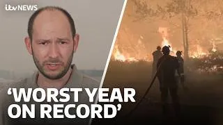 Thumbnail: Southern Europe battles devastating wildfires, forcing tens of thousands to flee