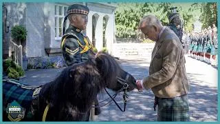 Thumbnail: Guard of honour marks King’s arrival at Balmoral for summer break