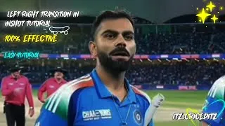 Thumbnail: left right transition in inshot tutorial 😉🔥#cricket #inshot #tutorial #edit 