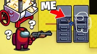 Thumbnail: Among Us Meccha Chameleon In The BACKROOMS...