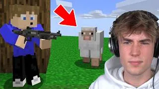 Thumbnail: Minecraft Hide & Seek With Guns BUT I Shapeshift...