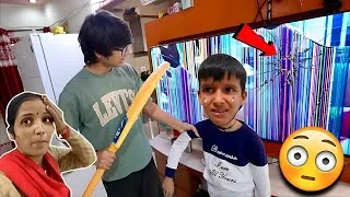 Thumbnail: Kunali Ne TV Thod Di 😱 Kunali Ko Dat Padi 😰 Sourabh Joshi Vlogs #souravjoshivlogs 