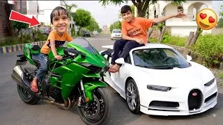 Thumbnail: Piyush Kunali Bike Vs Car Race 😰 Sourabh Joshi Vlogs || #souravjoshivlogs @souravjvlogs 