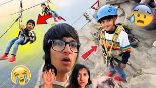Thumbnail: Kunali Ne First Time Zip-line Kari 😱 Sourabh Joshi Vlogs @souravjvlogs #souravjoshivlogs 