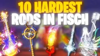 Thumbnail: The 10 HARDEST Rods to Unlock in Fisch (Ranked)