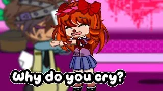 Thumbnail: Why do you cry? || Ft. Elizabeth and Michael || gacha fnaf meme ||