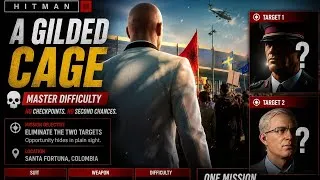 Thumbnail: Can I Eliminate Both Targets Without Being Spotted? | Hitman 3: A Gilded Cage (Master Difficulty)