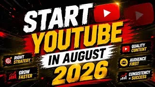 Thumbnail: 5 tips for starting YouTube channel in August 2026 ! | ITZ - P U N I T