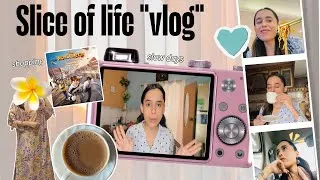 Thumbnail: Slice of my life “vlog” ☕️🍃⭐️ // shopping, tea recipe, trying buldak noodles and more! 