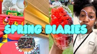 Thumbnail: Spring days in my life💐 | Bouncy house, Smoothies, Fun, Friends, Mall