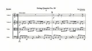 Thumbnail: Ben Johnston – String Quartet No. 10 (1995)