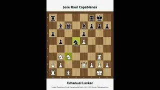 Thumbnail: Emanuel Lasker vs Jose Raul Capablanca. World Championship Match, Havana 1921