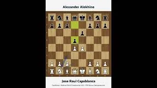Thumbnail: Jose Raul Capablanca vs Alexander Alekhine. World Championship Match, Buenos Aires 1927