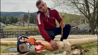 Thumbnail: A young man's hard day, building a fence to plant vegetables
