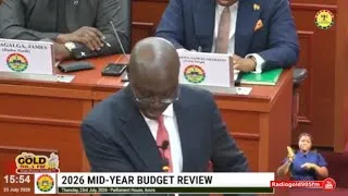 Thumbnail: Ato Budget drops : Ato Forson mid year budget in Parliament confident delivery of 2026 mid yr