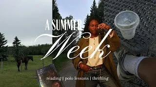 Thumbnail: A Summer Week In My Life | Reading, Polo Lessons 🏇 and Shopping