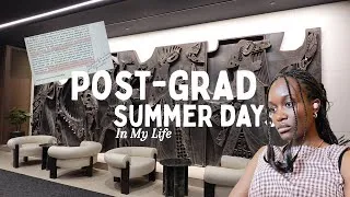 Thumbnail: a few summer days in the life of a post-grad 👩🏾‍💻📚