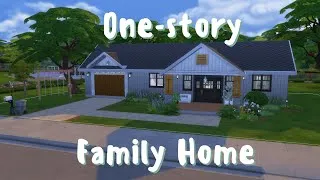 Thumbnail: One Story Family Home || The Sims 4 Speed Build