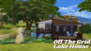 Thumbnail: Off The Grid Lake House || The Sims 4 Speed Build