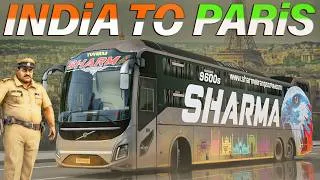 Thumbnail: INDIA 🇮🇳 To PARIS 🇫🇷 in Volvo 9600 Sharma Travels | Euro Truck Simulator 2