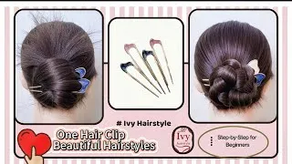 Thumbnail: 2 Easy Updo Hairstyles for Beginners | Step-by-Step Hair Tutorial