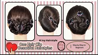 Thumbnail: 4 Easy Updo Hairstyles for Beginners | Step-by-Step Hair Tutorial
