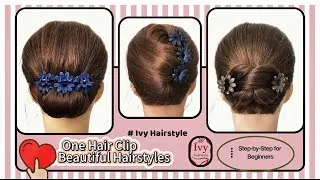 Thumbnail: 4 Easy Updo Hairstyles for Beginners | Step-by-Step Hair Tutorial