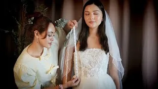 Thumbnail: ASMR Bridal Styling Compilation 👰‍♀️ Dress Fitting & Makeup | Something Old, New, Borrowed & Blue