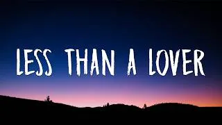 Thumbnail: JENNIE - Less than a Lover (Lyrics)