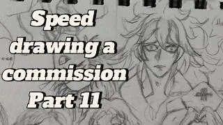 Thumbnail: Idia Shroud - Speed drawing a commission Part 11