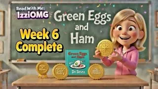 Thumbnail: Wait! Can you pass the Week 6 Reading Test? 🏆 Green Eggs and Ham by Dr. Seuss | IzziOMG