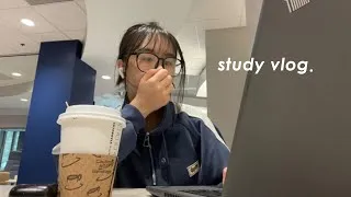 Thumbnail: a day in my life🧋🍞: cafe studying, reuniting w/ old friends, boba + bakery