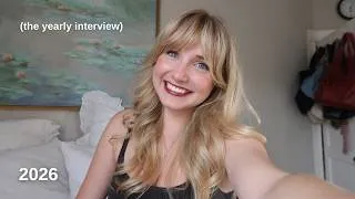 Thumbnail: I answer the same questions every year | the yearly interview (2026)