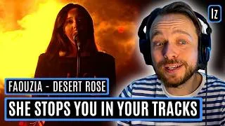 Thumbnail: "She Stops You In Your Tracks" - Faouzia - Desert Rose - Singer 2024 - Reaction