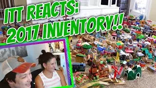 Thumbnail: Reacting to Our 2017 TRAIN COLLECTION & STORAGE! 🚂 ALL THE TRAINS! #TrainInventory #Throwback