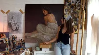 Thumbnail: Art Vlog | Finishing my first BIG painting