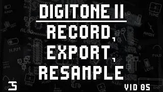 Thumbnail: Digitone II Song Mode Workflow : Record, Export, ReSample