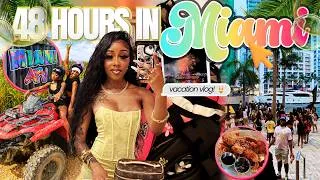 Thumbnail: Travel Vlog ✰ 48 HOURS IN MIAMI *gone wrong* | atv riding, brunch, 4th of July & more | JAAHDIORR