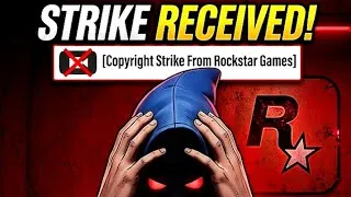 Thumbnail: Mujhe Copyright Strike Lag Gaya 😭 | My First Strike on YouTube #gta6 #leak #copyrightstrike #gta 