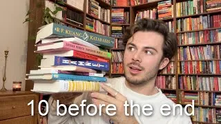 Thumbnail: ten books i want to finish before this year finishes me