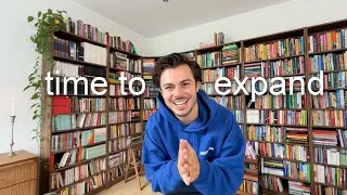 Thumbnail: expanding my (overflowing) home library for 2000+ books