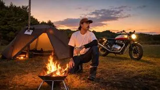 Thumbnail: Winter Motorbike Camping | Alone in the Forest