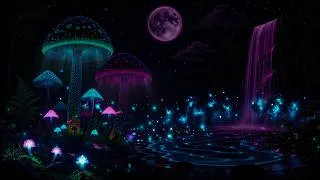 Thumbnail: (No Ads) Magical Mushroom Sleep Music 🍄 Fall Asleep Fast & Drift Into Deep Peaceful Sleep