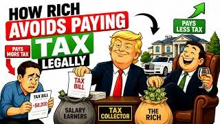 Thumbnail: How The Rich Legally Pays Less Tax Than You                         - Avoid Taxes Legally