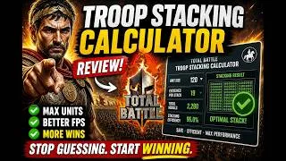 Thumbnail: TOTAL BATTLE | The Simplest Troop Stacking Calculator