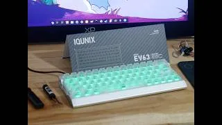 Thumbnail: IQUNIX EV63 HE keyboard sound test