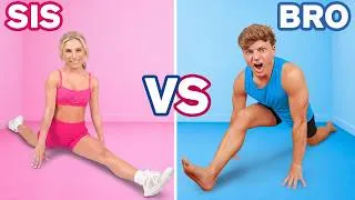 Thumbnail: Brother vs Sister - Who's The Best Gymnast?