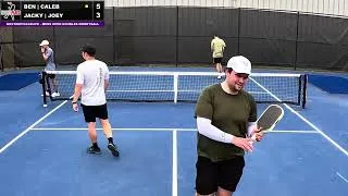 Thumbnail: 💰Bostonpicklelife Moneyball | Rd5 Jacky/Joey vs Ben/Caleb | Mens Doubles Open | 6/14/26