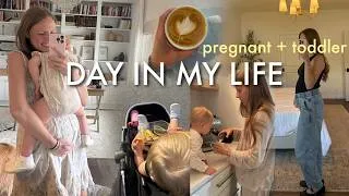 Thumbnail: DAY IN MY LIFE PREGNANT WITH A TODDLER! getting back into a routine